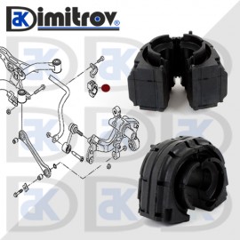Тампон задна стабилизираща щанга Audi A3 TT Nissan Pick Up Seat Altea Skoda Octavia Superb Volkswagen Eos Golf Jetta Tiguan
